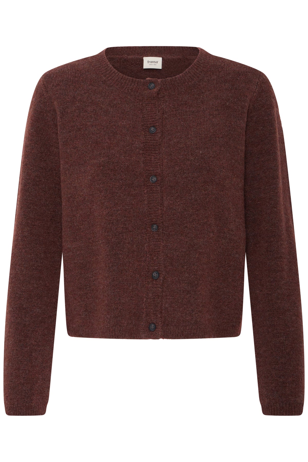 Fransa Ellis Cardigan 2 Rum Raisin Brun