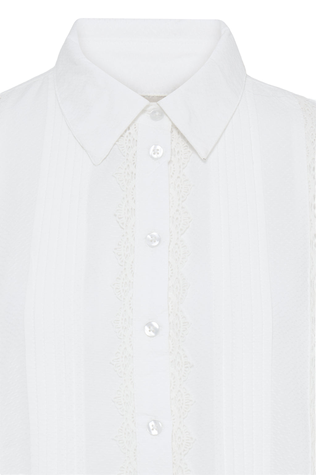 Fransa Cajsa Skjorte 1 Blanc De Blanc Hvid