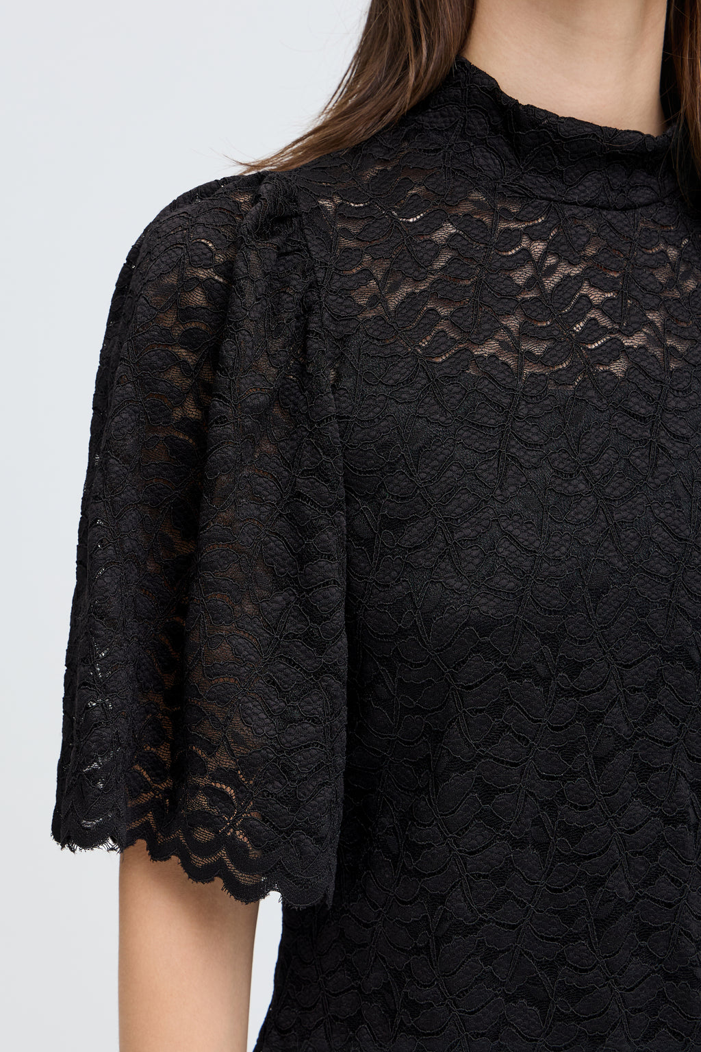 Fransa Amelia Bluse 1 Meteorite Sort