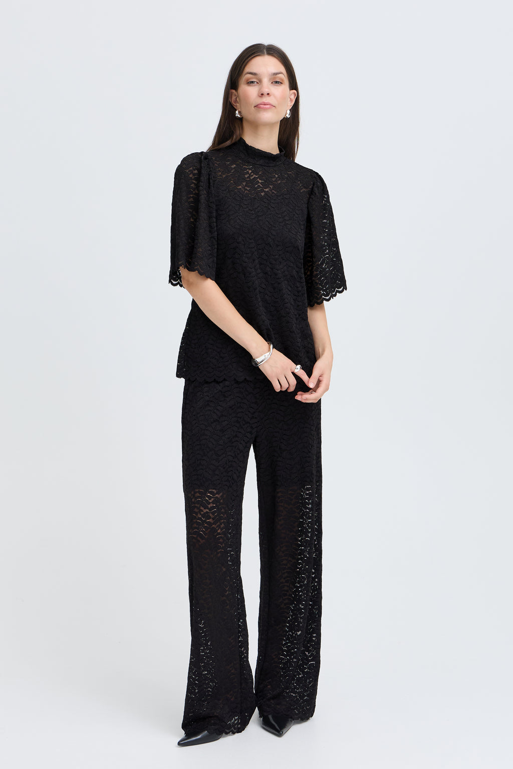 Fransa Amelia Bluse 1 Meteorite Sort