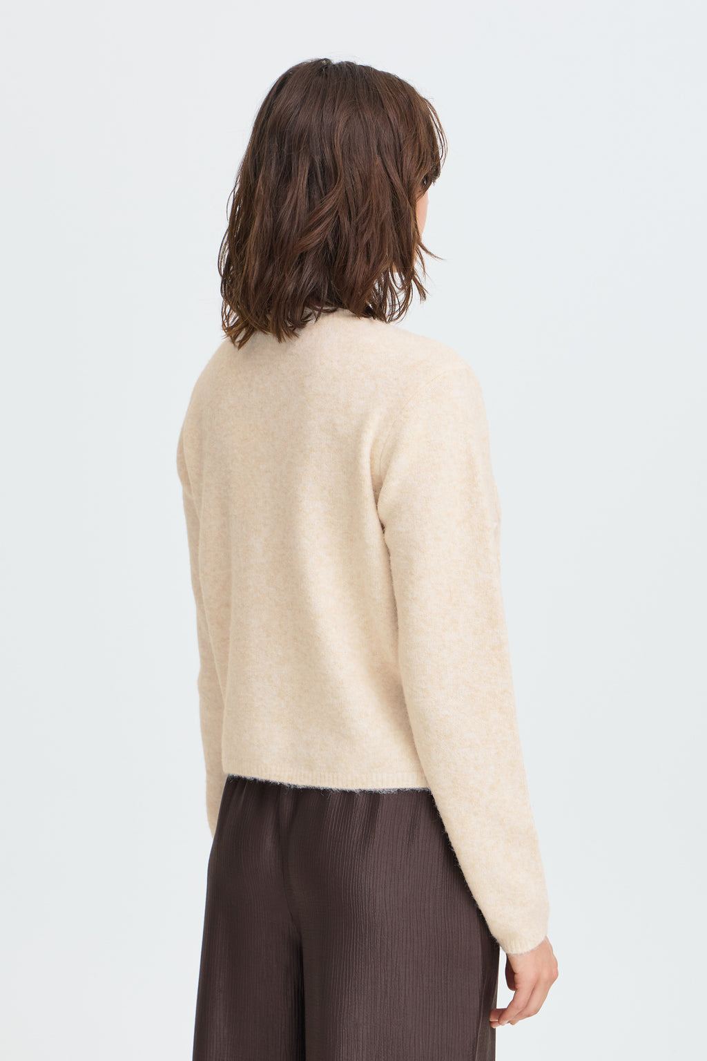 Fransa Kendra Cardigan 4 Oatmeal Melange Sand