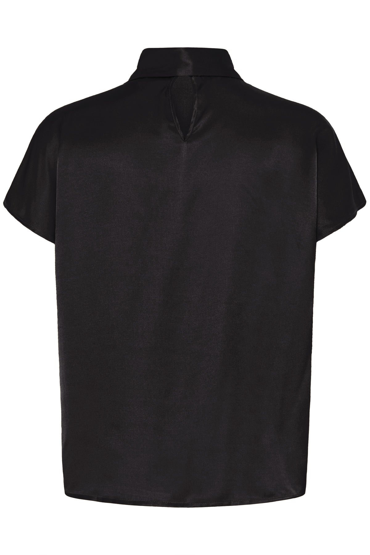 Fransa Shiny Bluse 1 Meteorite Sort