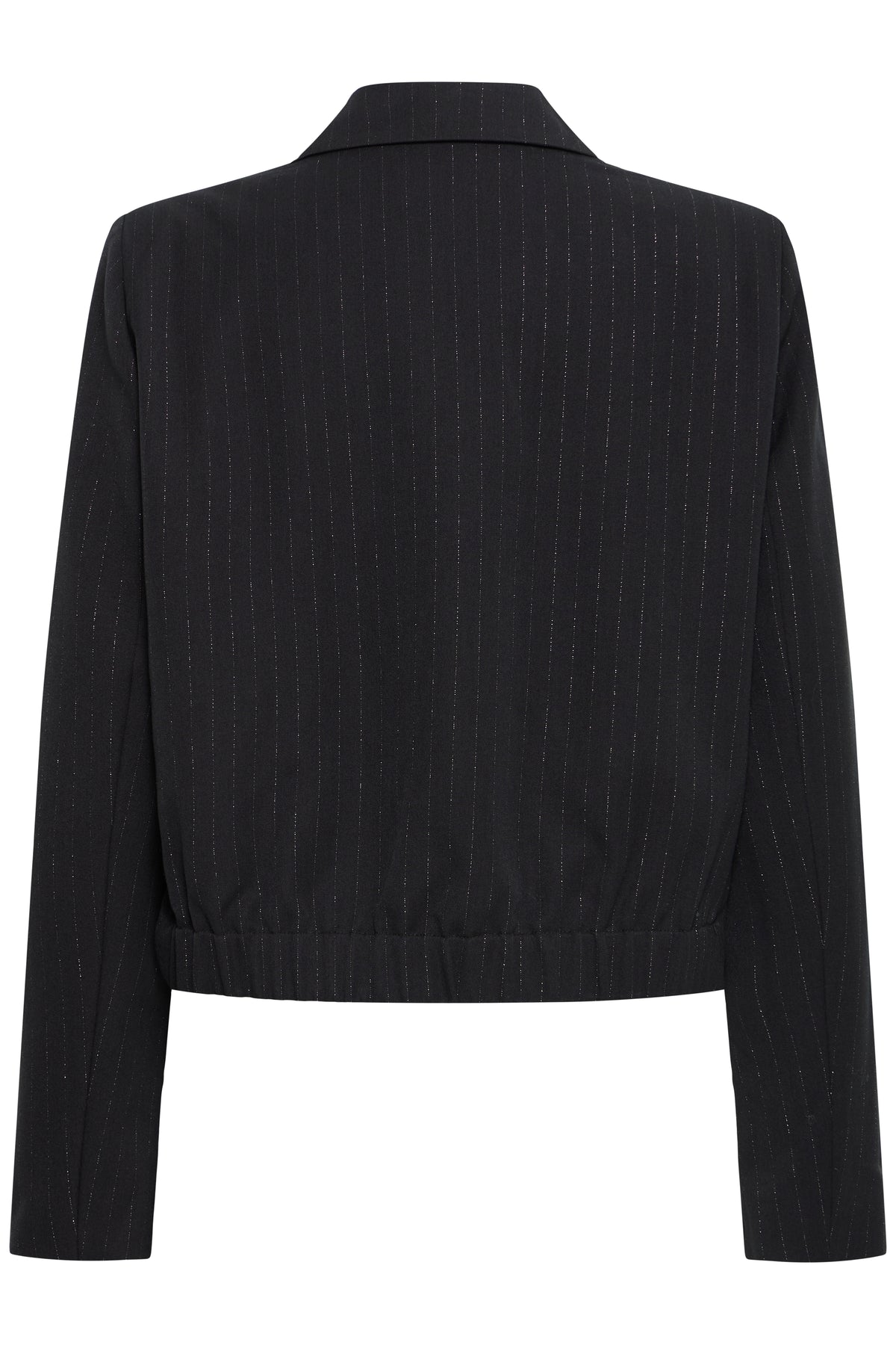 Fransa Spin Blazer 1 Lurex Striber Sort