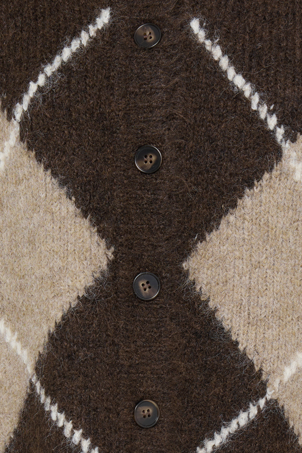 Fransa Charleen Cardigan 3 Hot Fudge Brun