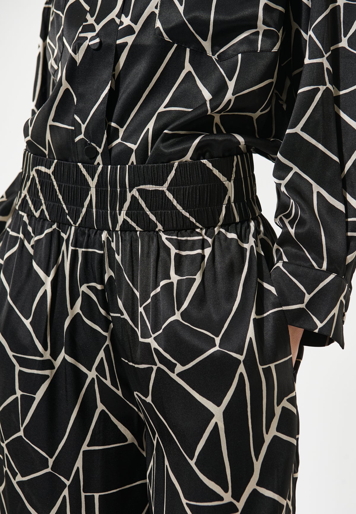 Dea Kudibal MARGO Bukser w Elastic Waist Jitto Sort