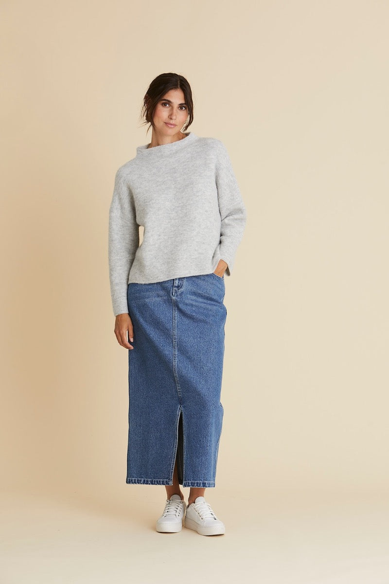 PBO Svera Strik Sweater Grå