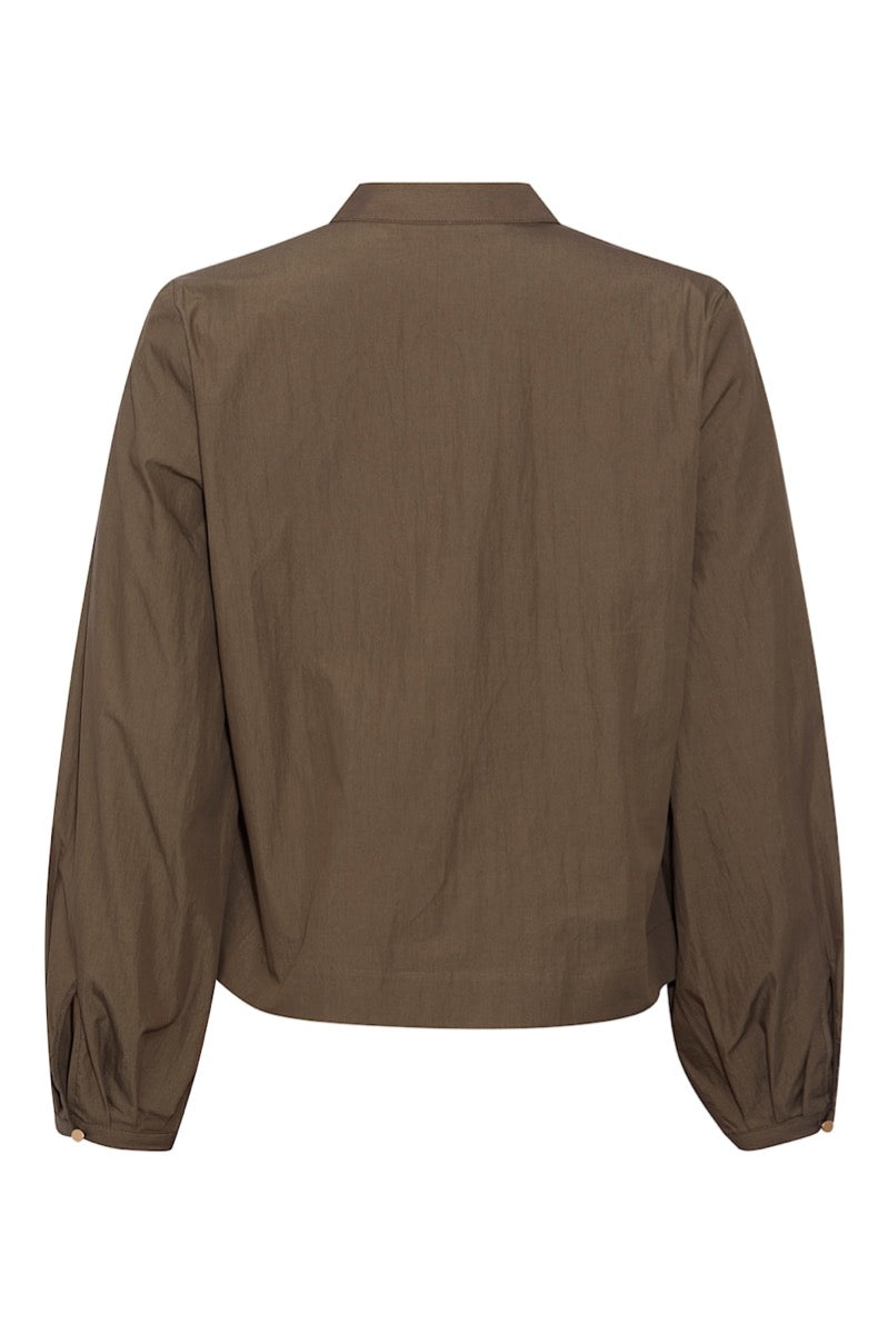 PBO Diamondo Bluse Beech Brun