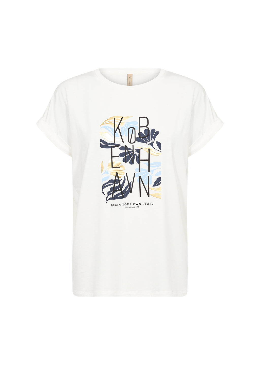 SoyaConcept Marica 348 T-shirt Lyseblå