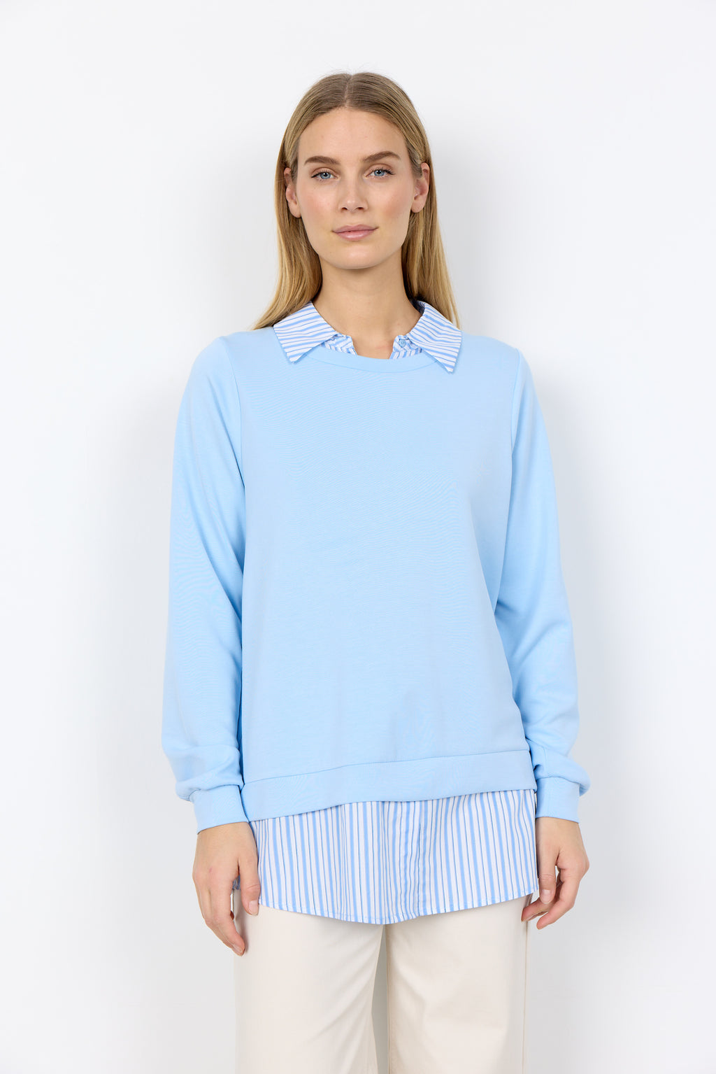 SoyaConcept Banu 298 Bluse Lyseblå