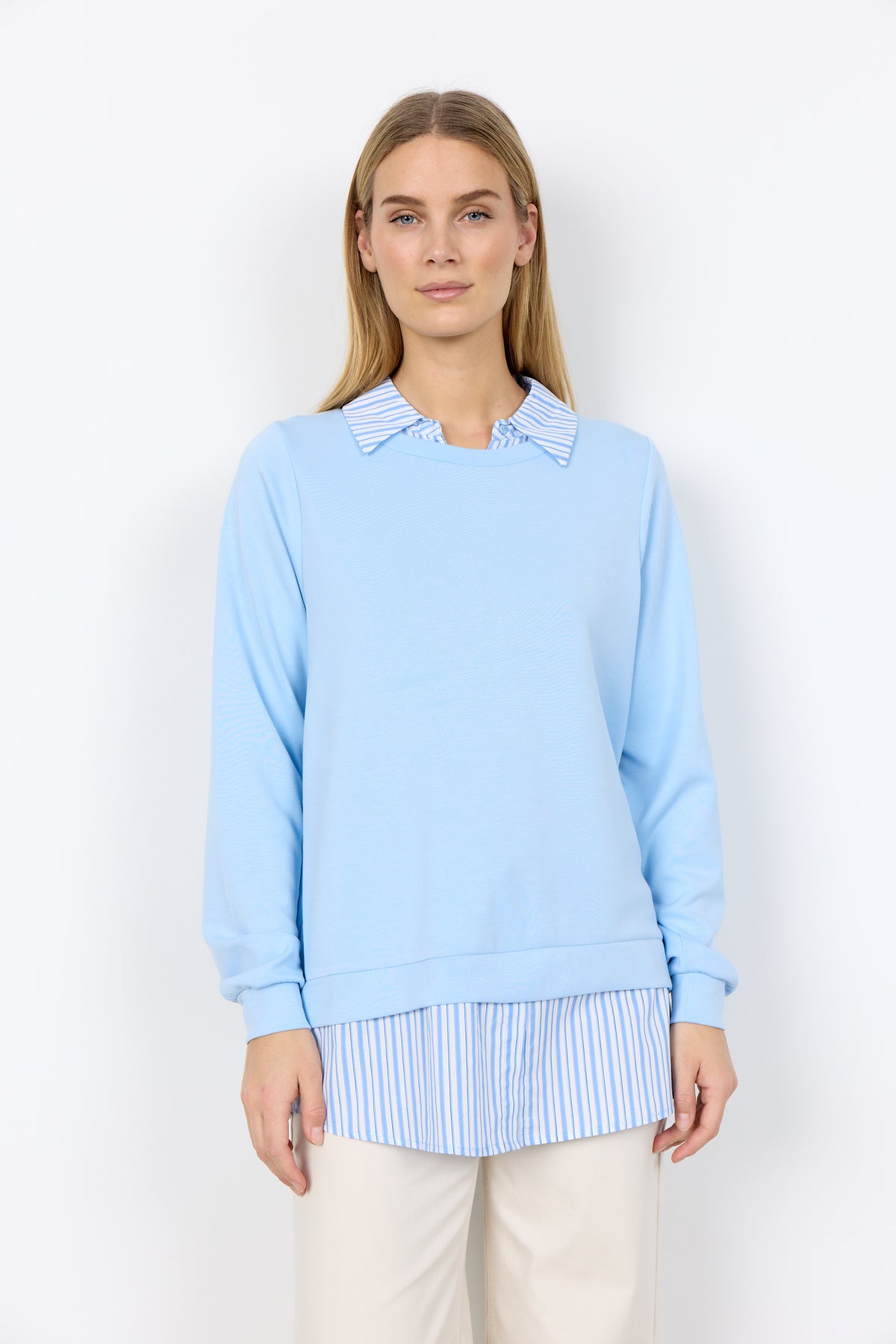 SoyaConcept Banu 298 Bluse Lyseblå