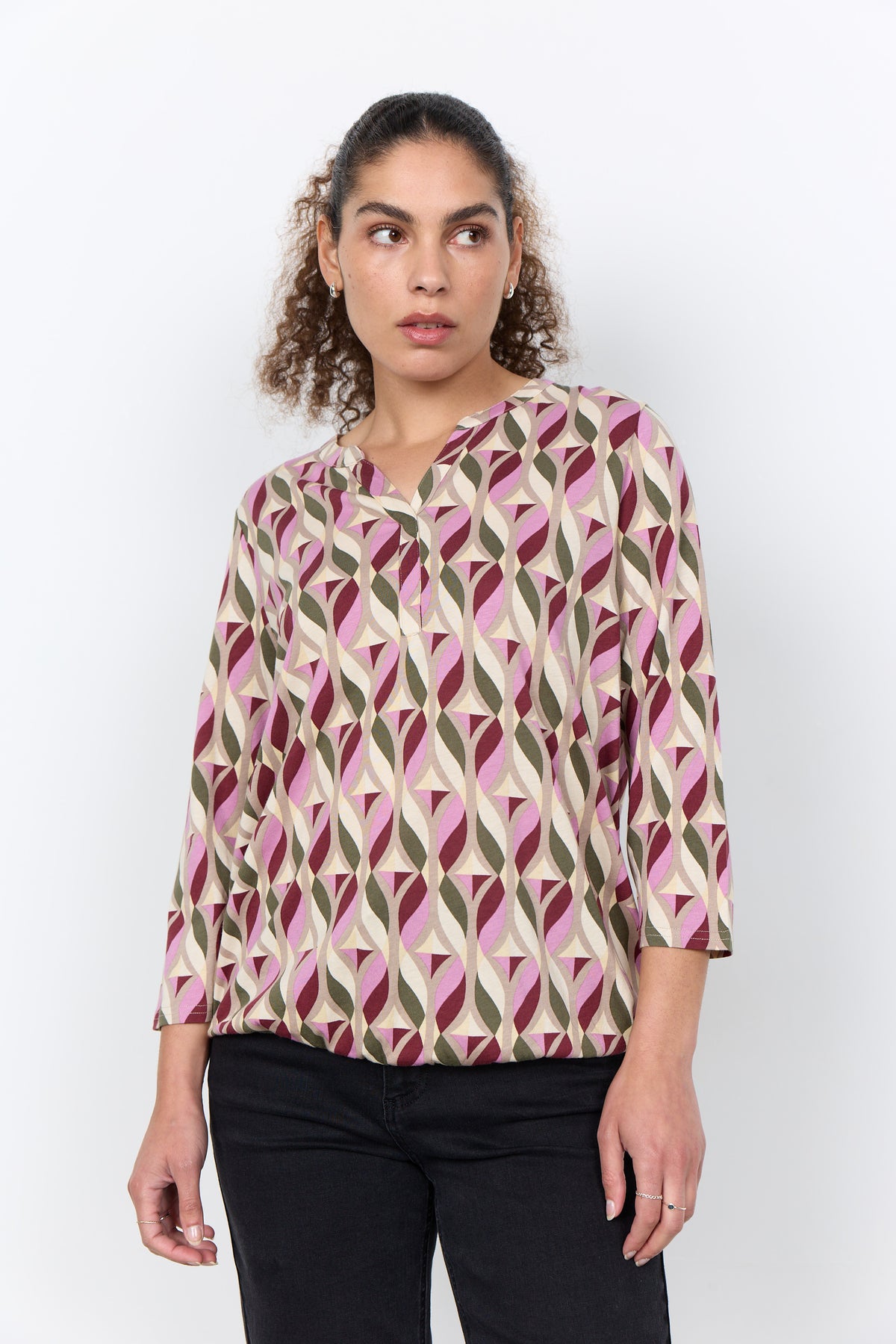 SoyaConcept Felicity 552 Bluse Mørk Rød