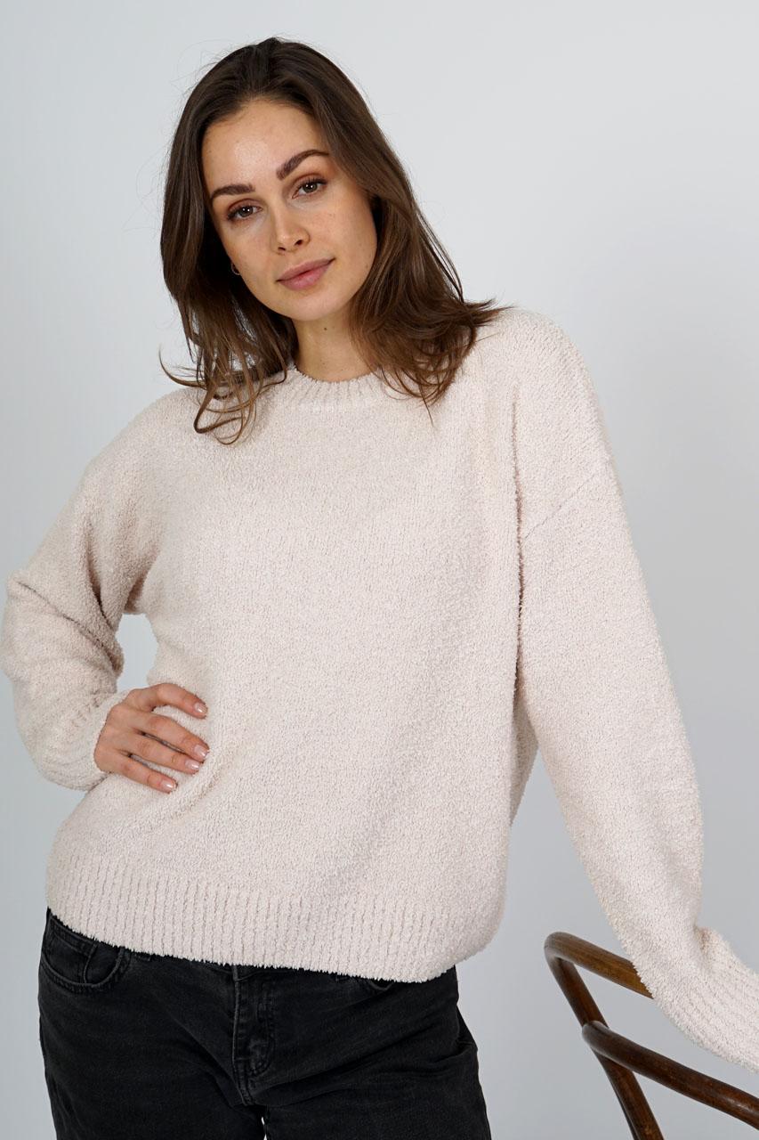 MXO Karn Pullover Rundhals Almond Beige