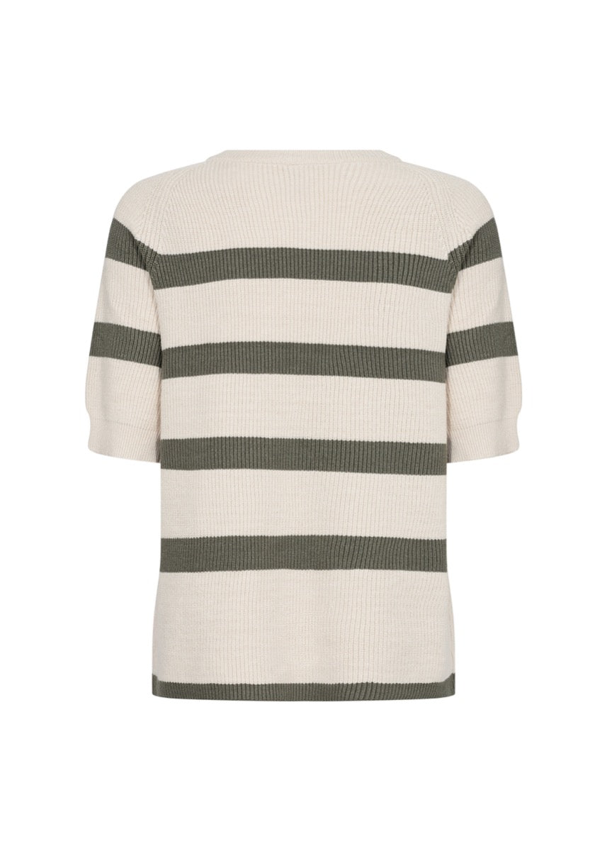 SoyaConcept Kanita Pullover Stribet Milli Beige