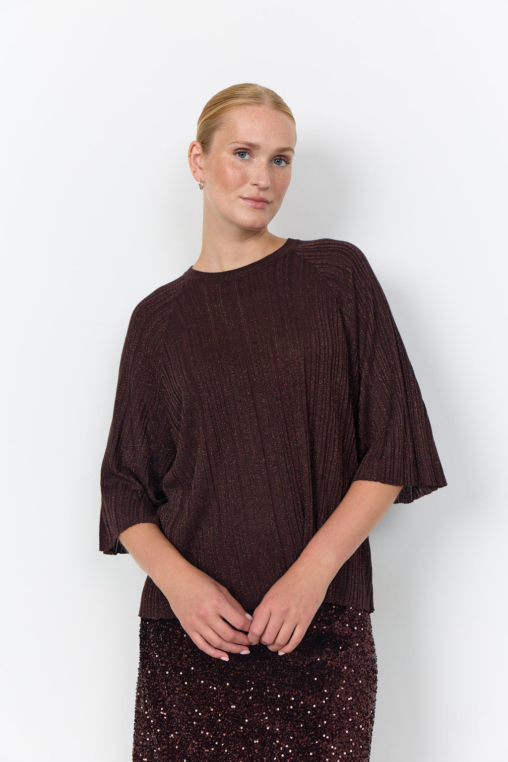 SoyaConcept Violetta 4 Pullover Mørk Blomme