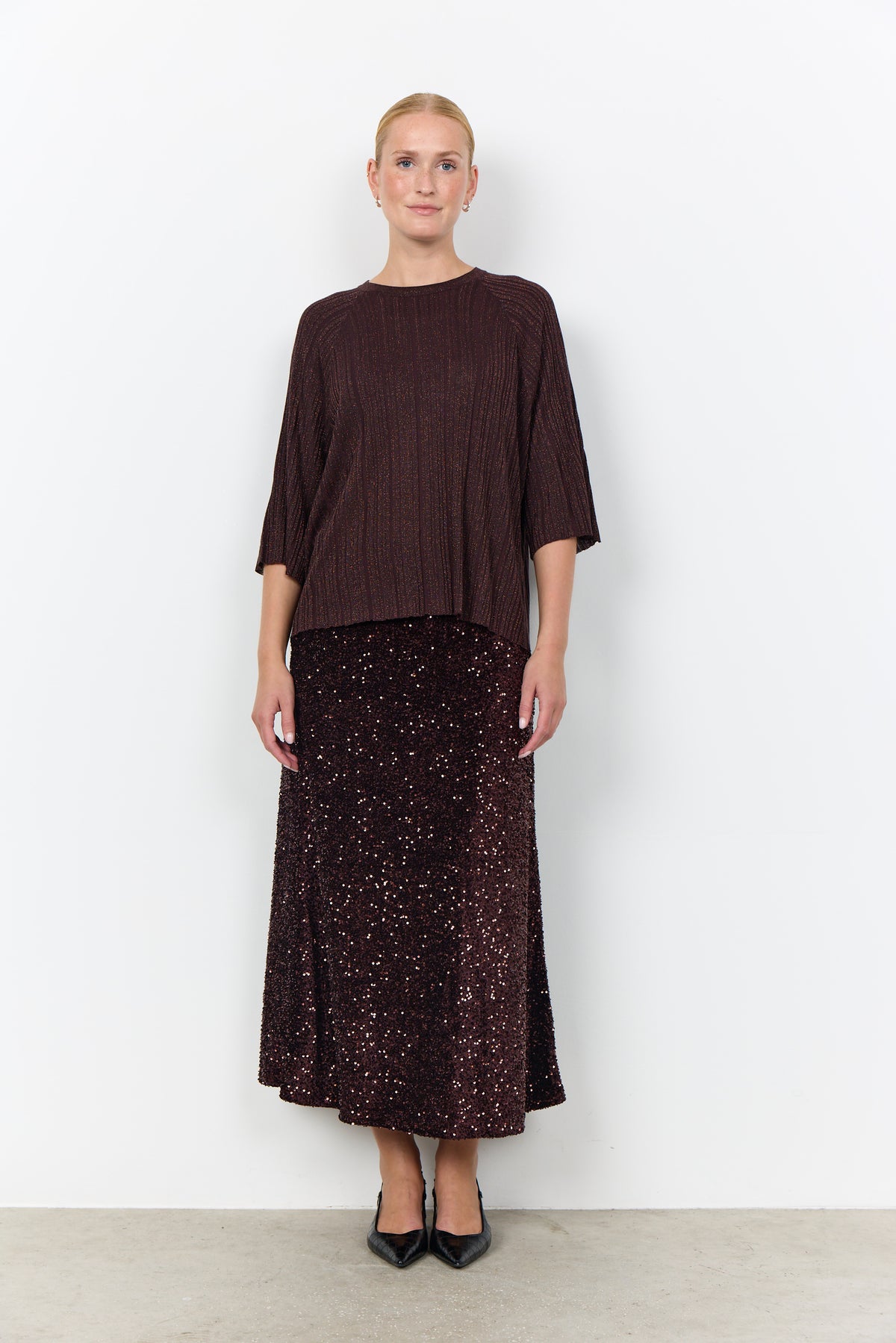 SoyaConcept Violetta 4 Pullover Mørk Blomme