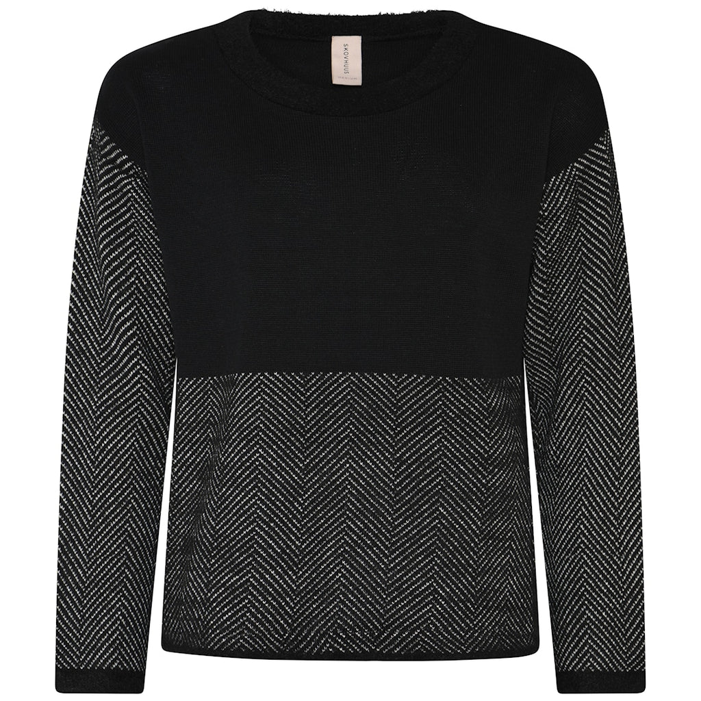 Skovhuus Pullover Herringbone Stitch Sort