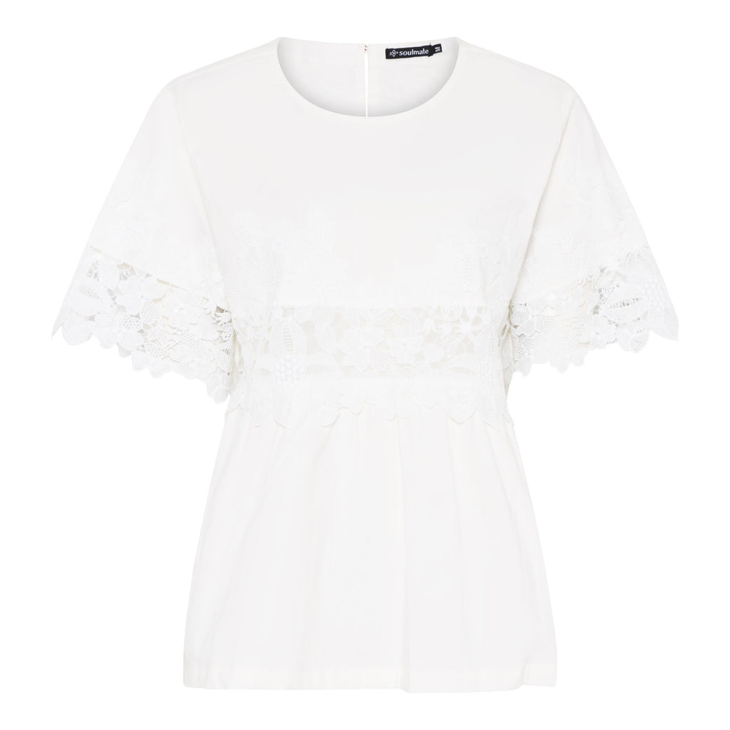 Soulmate Prom Bluse Off White