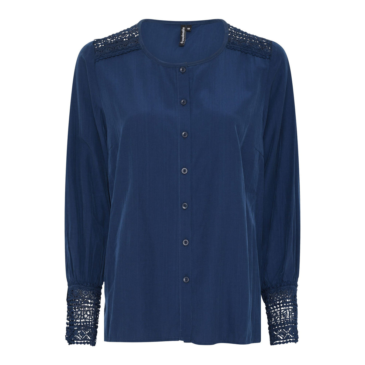 Soulmate Britney Bluse Dark Navy Blå