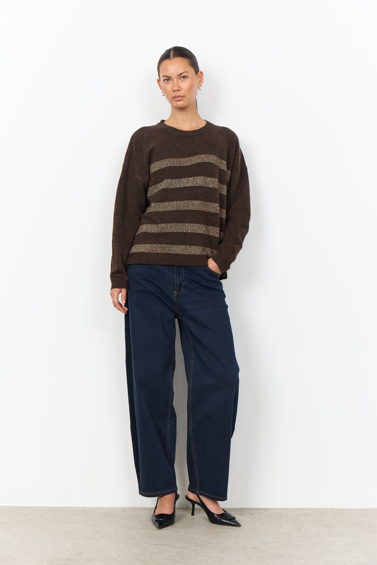 SoyaConcept Orlean 20 Pullover Mørk Blomme