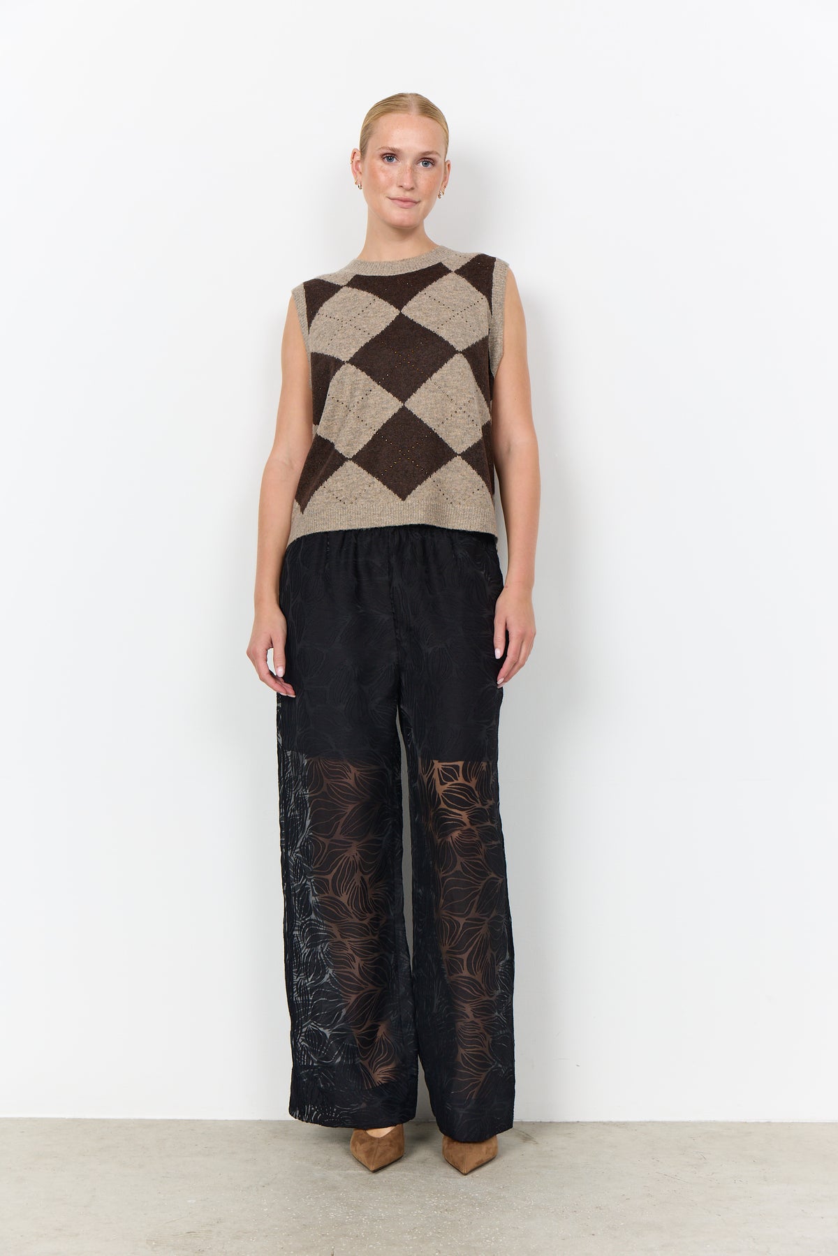 SoyaConcept Janti 1 Vest Mørk Blomme