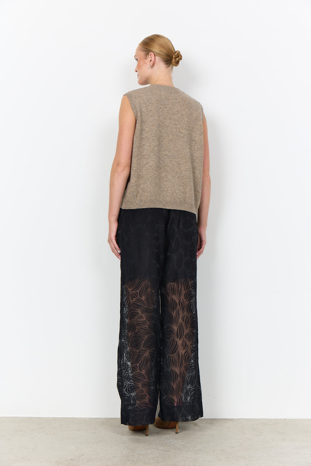 SoyaConcept Janti 1 Vest Mørk Blomme