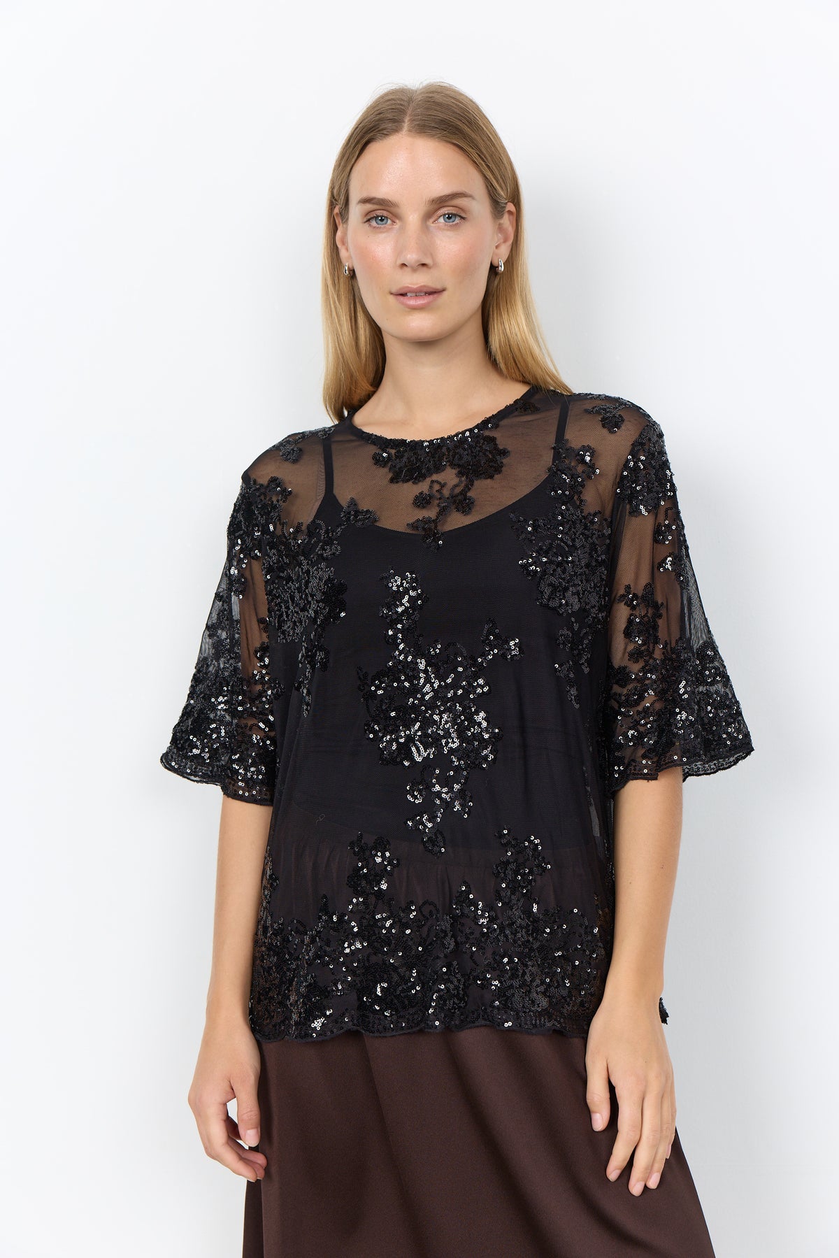 SoyaConcept Aube 4 T-shirt Sort