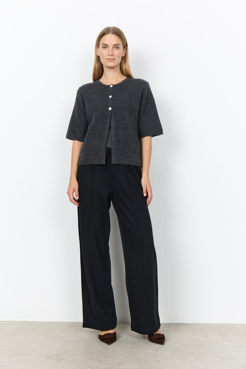 SoyaConcept Herla 5 Cardigan Phantom Grå