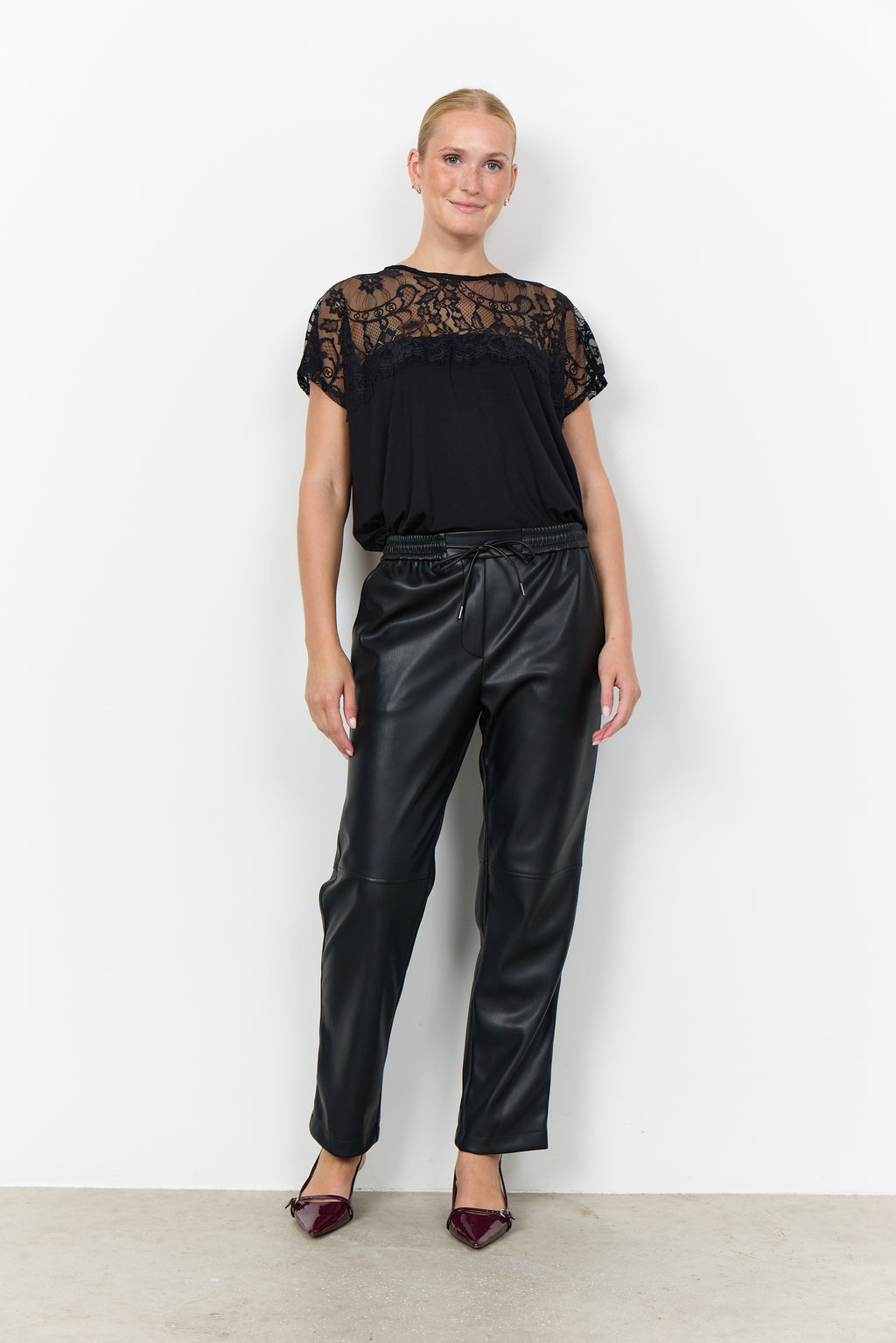 SoyaConcept Marica 371 Bluse Lace Sort