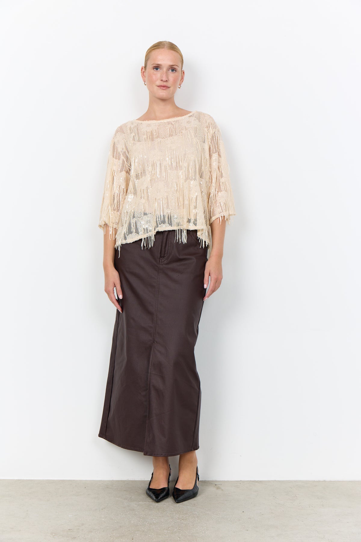 SoyaConcept Jenda 1 T-shirt Creme