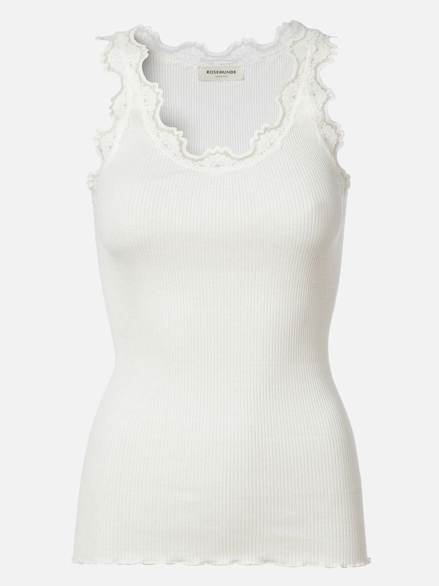 Rosemunde Copenhagen Silke Top New Hvid