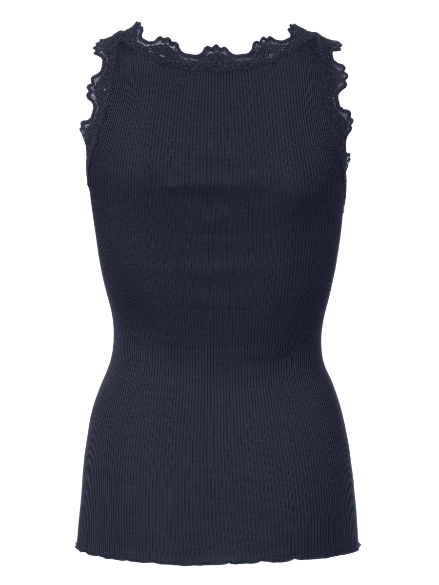 Rosemunde Copenhagen Silke Top Navy Blå