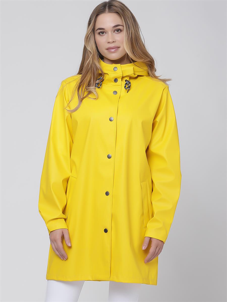 Etage Parka Regnjakke, Neon Gul