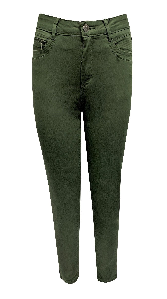 Cero Suzanne Stretch Jeans, Green