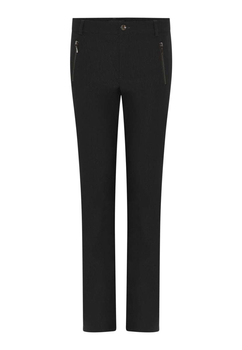 Cero Lina Zip Pocket Bukser Sort