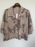 Marta Du Chateau Quartz Jakke Camo Beige  Onesize