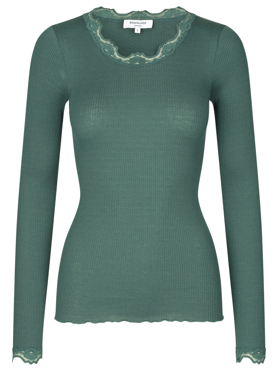 Rosemunde Copenhagen Silke T Shirt LS Loden Grøn