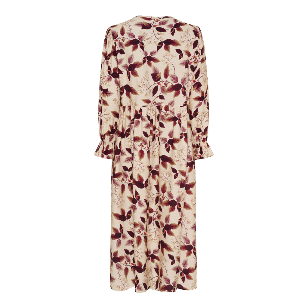 Marta Du Chateau Nigella Kjole Blomster Originale Brun