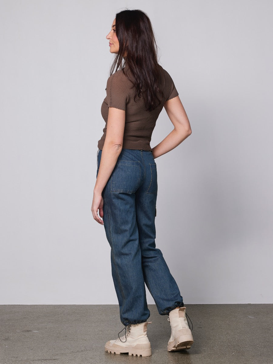 Nü Denmark Yonna T-shirt Mud Brun