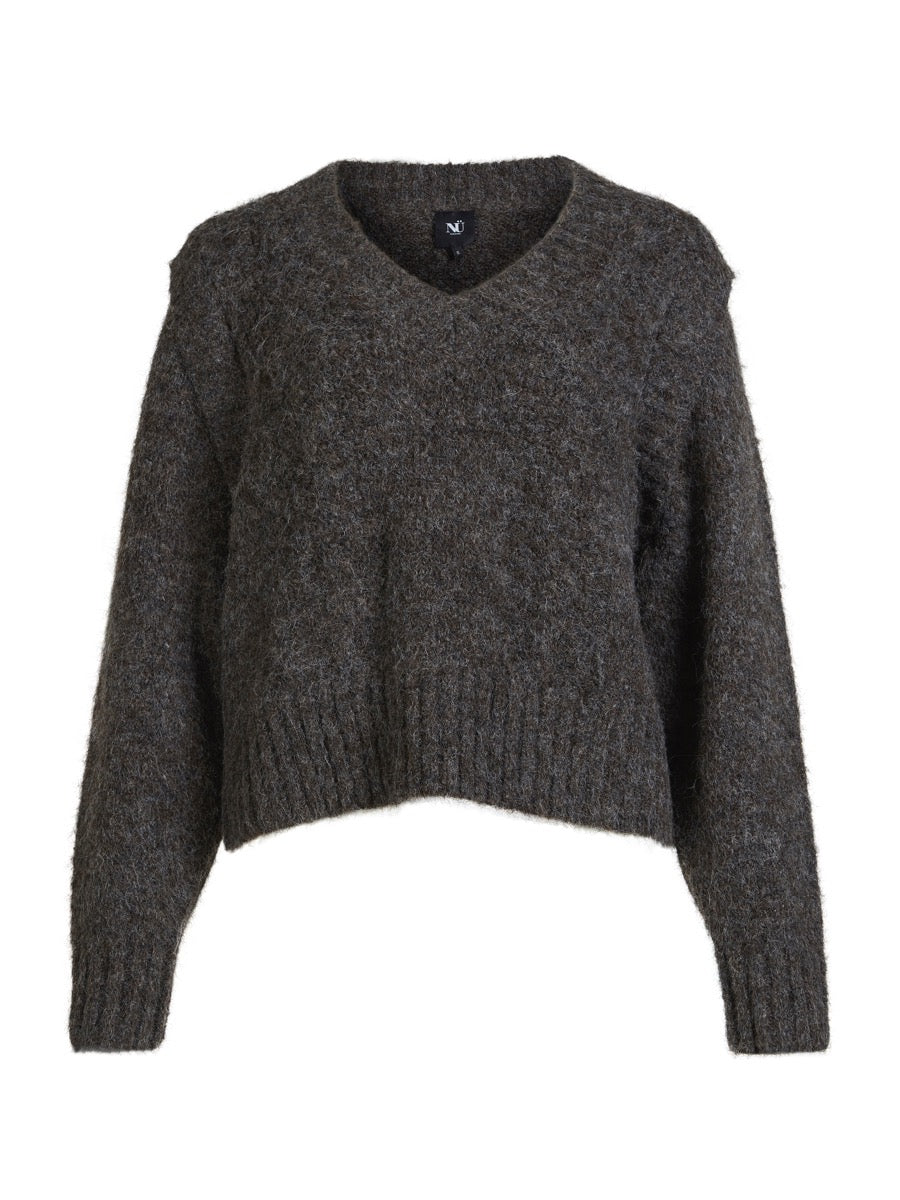 Nü Denmark Agnes Strik Bluse Brun