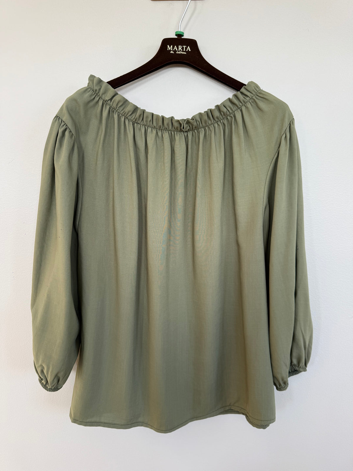 Marta Du Chateau Juniper Bluse Mili Grøn