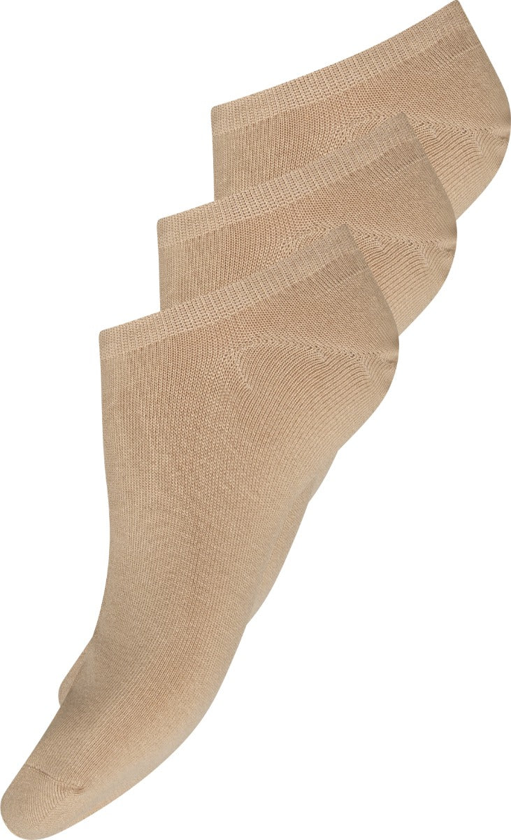 DECOY 3 Pack Sneaker Sokker Sand