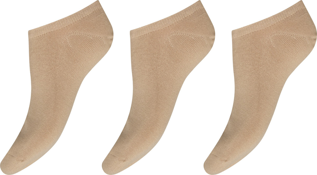 DECOY 3 Pack Sneaker Sokker Sand