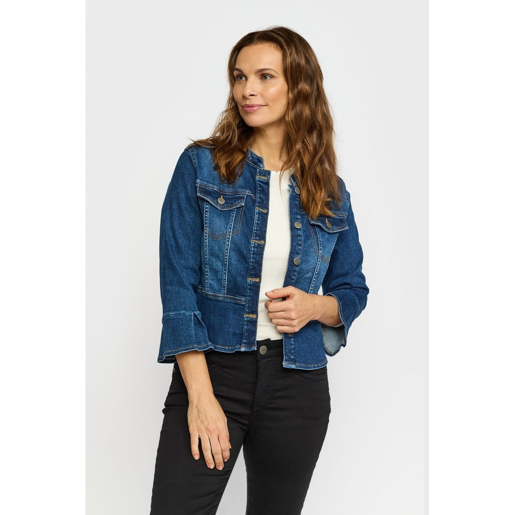 2 Biz Bine Jakke Mørk Denim Blå