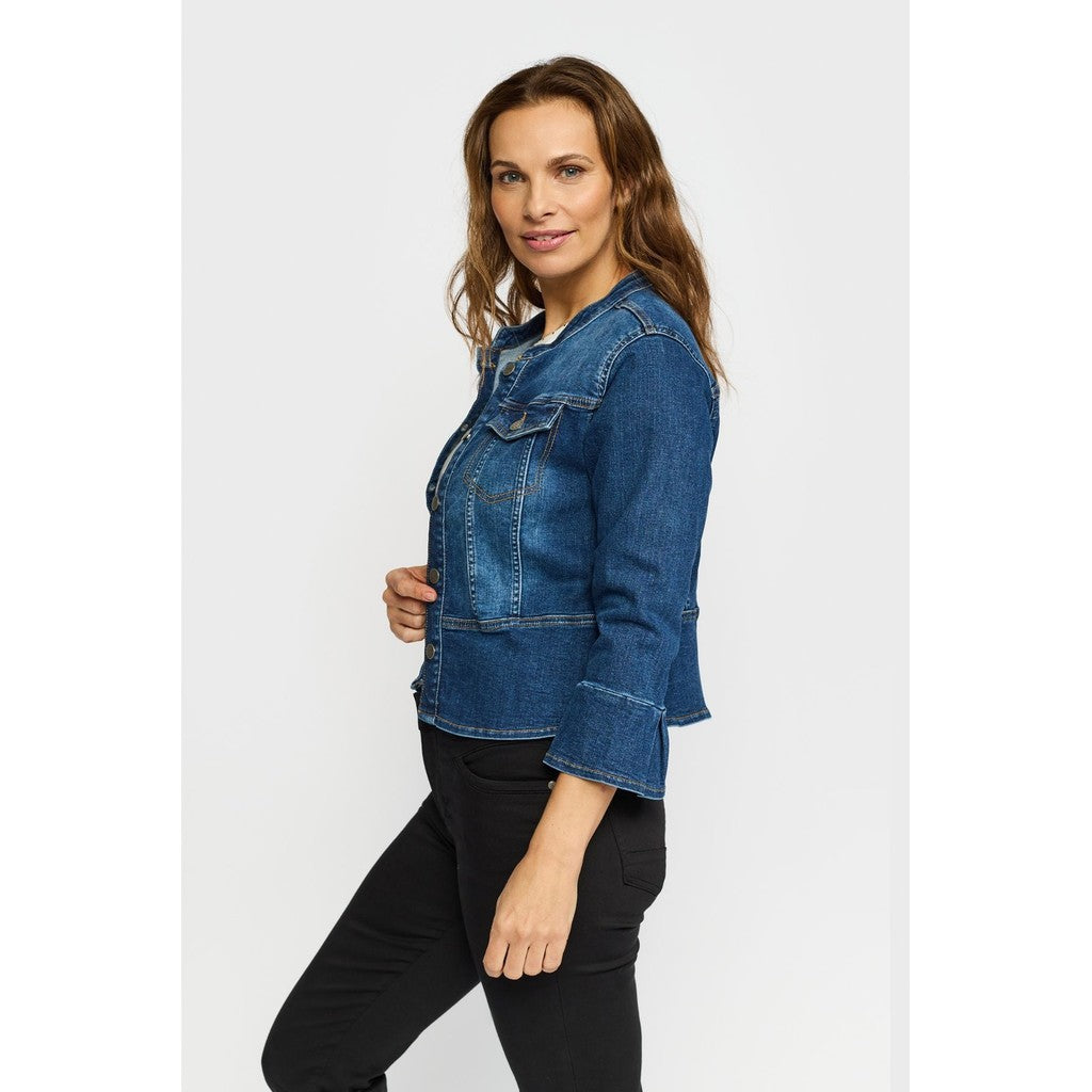 2 Biz Bine Jakke Mørk Denim Blå