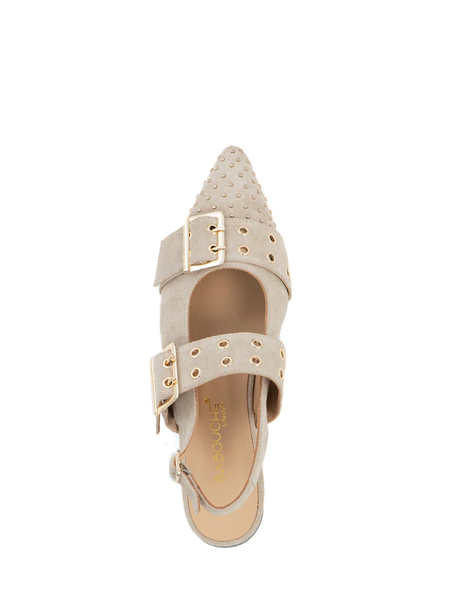 BABOUCHE SOYA Sko Nitter Beige