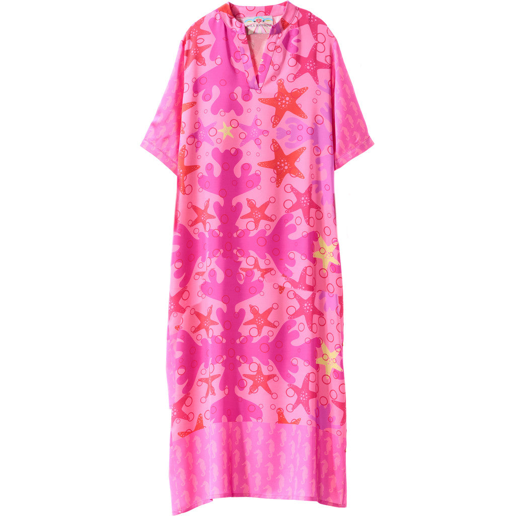 SOUL KATHRINE Capsule Kjole Lang Kortærmet Print Pink