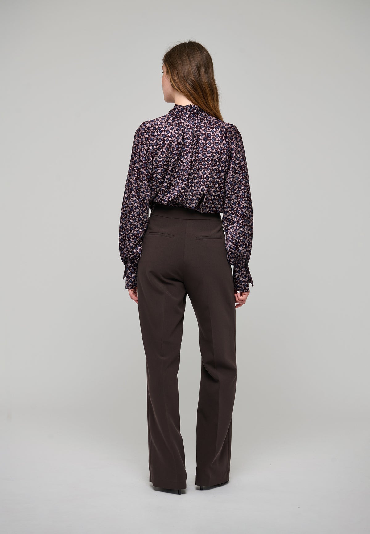 Dea Kudibal MADELAINE Bluse w Drape Detail Eclipse Moonlight Blå Lilla