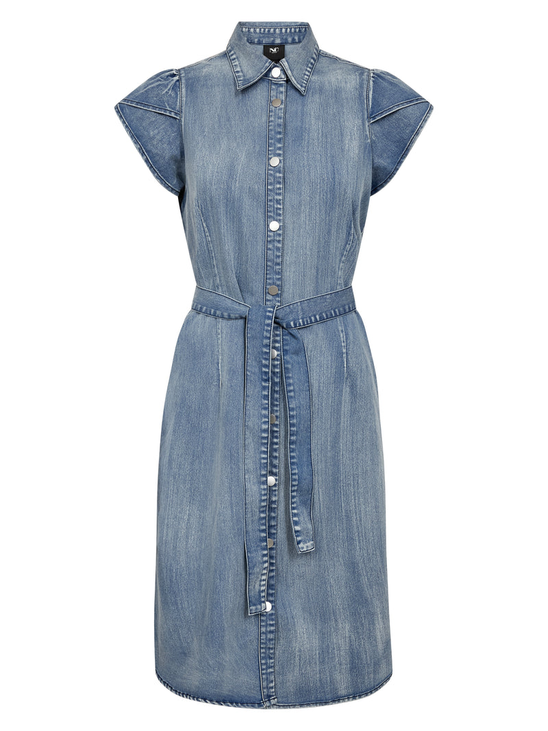 Nü Denmark Deima Culotte Kjole Denim Blå