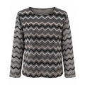 2 Biz Dua Bluse Zigzag Sølv