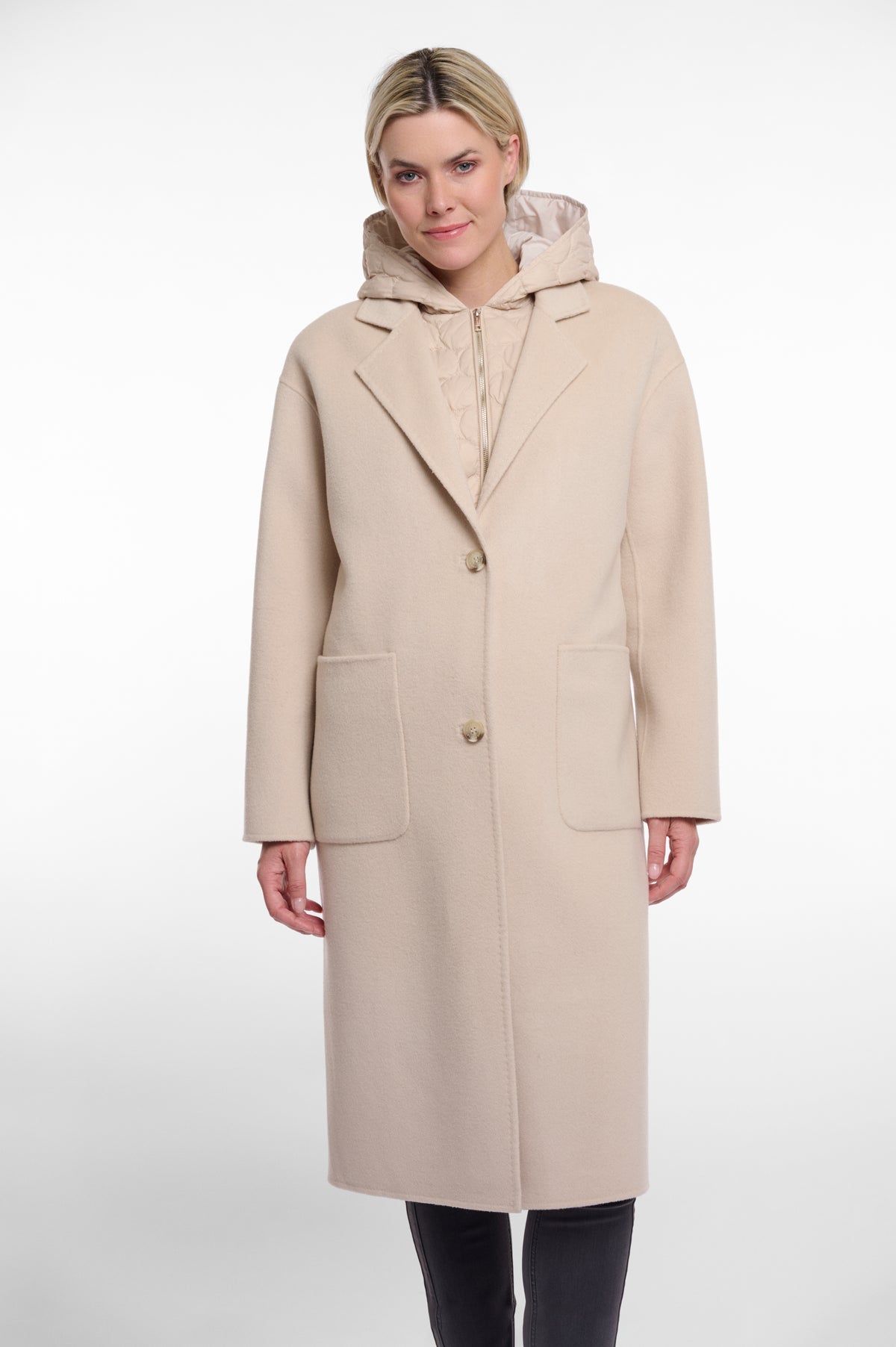 RINO & PELLE Femia Premium Frakke Quilted Light Desert Beige